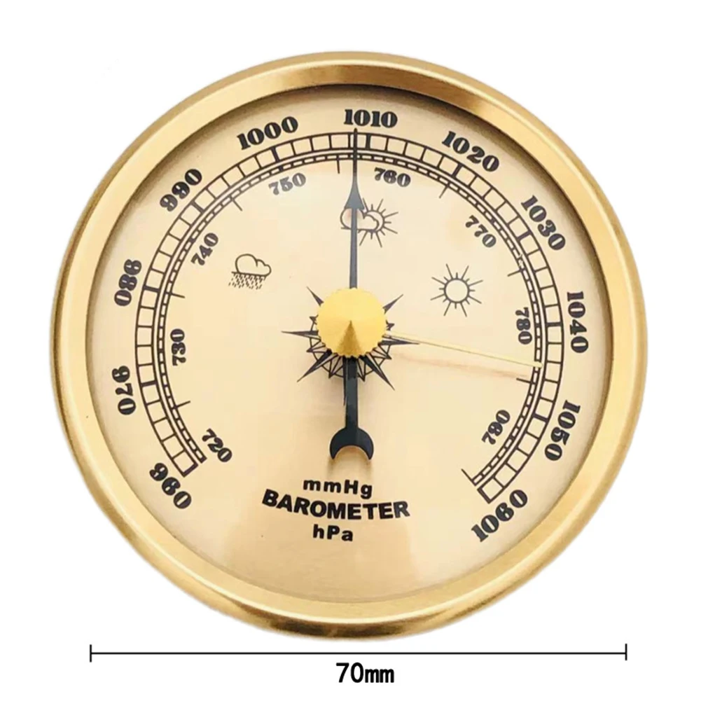 Einstellbares Barometer, Barometer, Innenmessung, genaues Umwelt-Manometer, Wettermessgerät