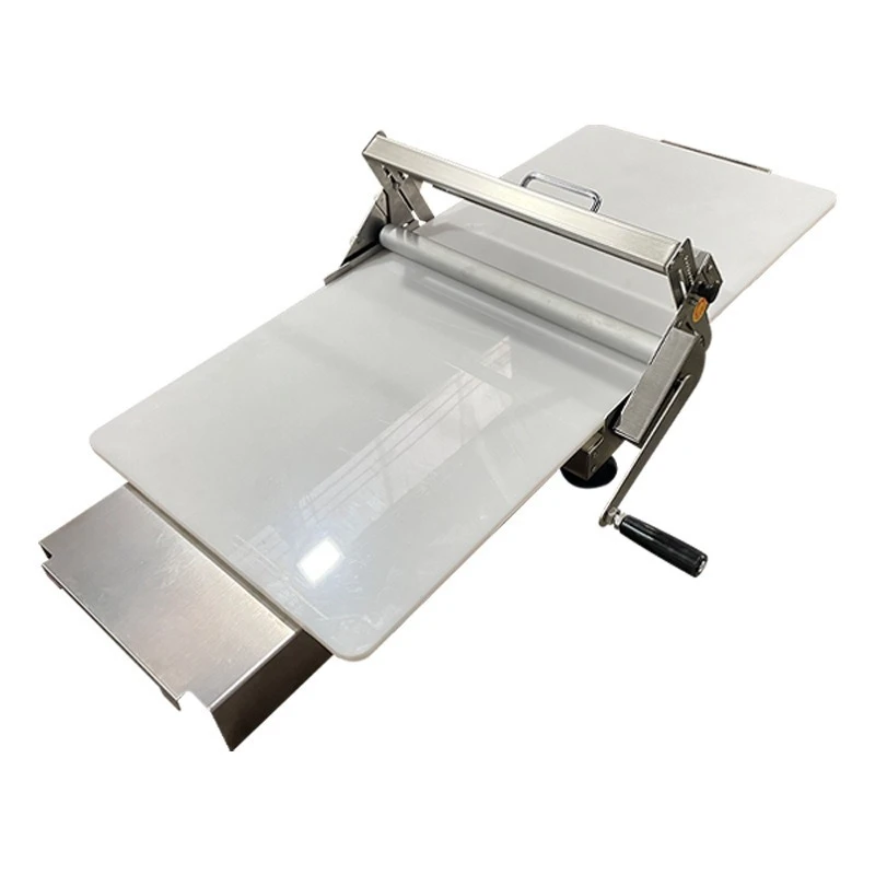 Manual Croissant Dough Roller Desktop Pastry Laminator With Non Stick Surface And Precision Thickness 0.2-2.5mm Control System