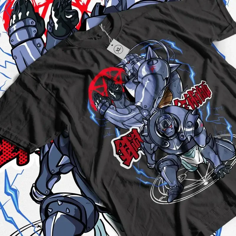 Camiseta Fullmetal Alchemist Fma Brotherhood Edward Elric Alphonse, regalo