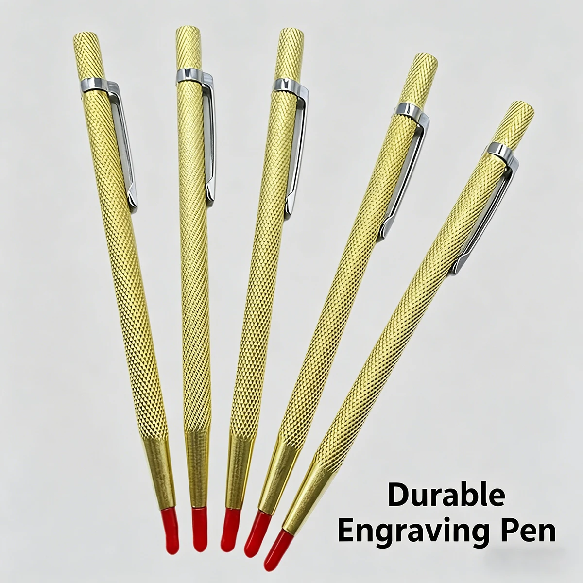 Steel Marking Pens with a Non-Slip Grip And a Portable Clip Durable Marking Tool Suitable for Tile Glass Ceramic Porcelain Metal