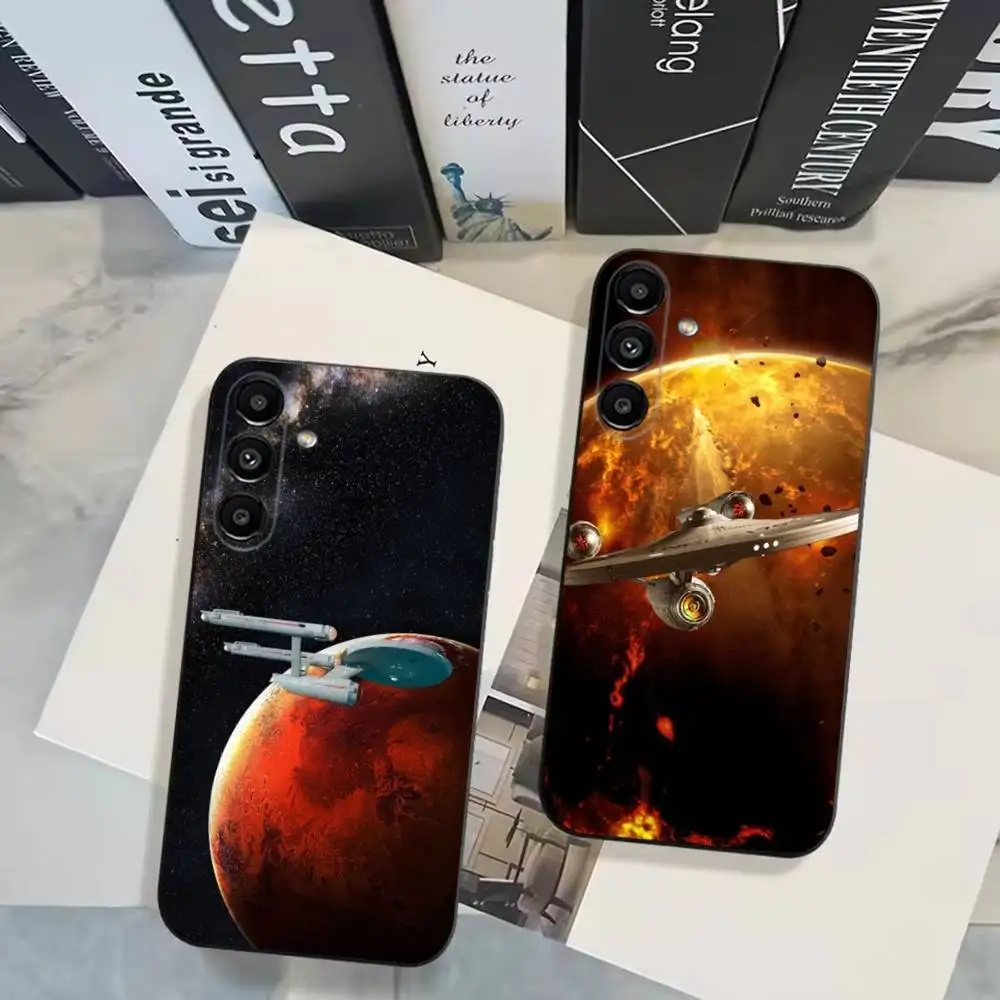 

Star T-Trek tv Phone Case For Samsung Galaxy A20,A21s,A22,A31,A32,A52,A53,A72,73,A80 Soft Black Cover