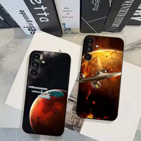 Star T-Trek tv Phone Case For Samsung Galaxy A20,A21s,A22,A31,A32,A52,A53,A72,73,A80 Soft Black Cover