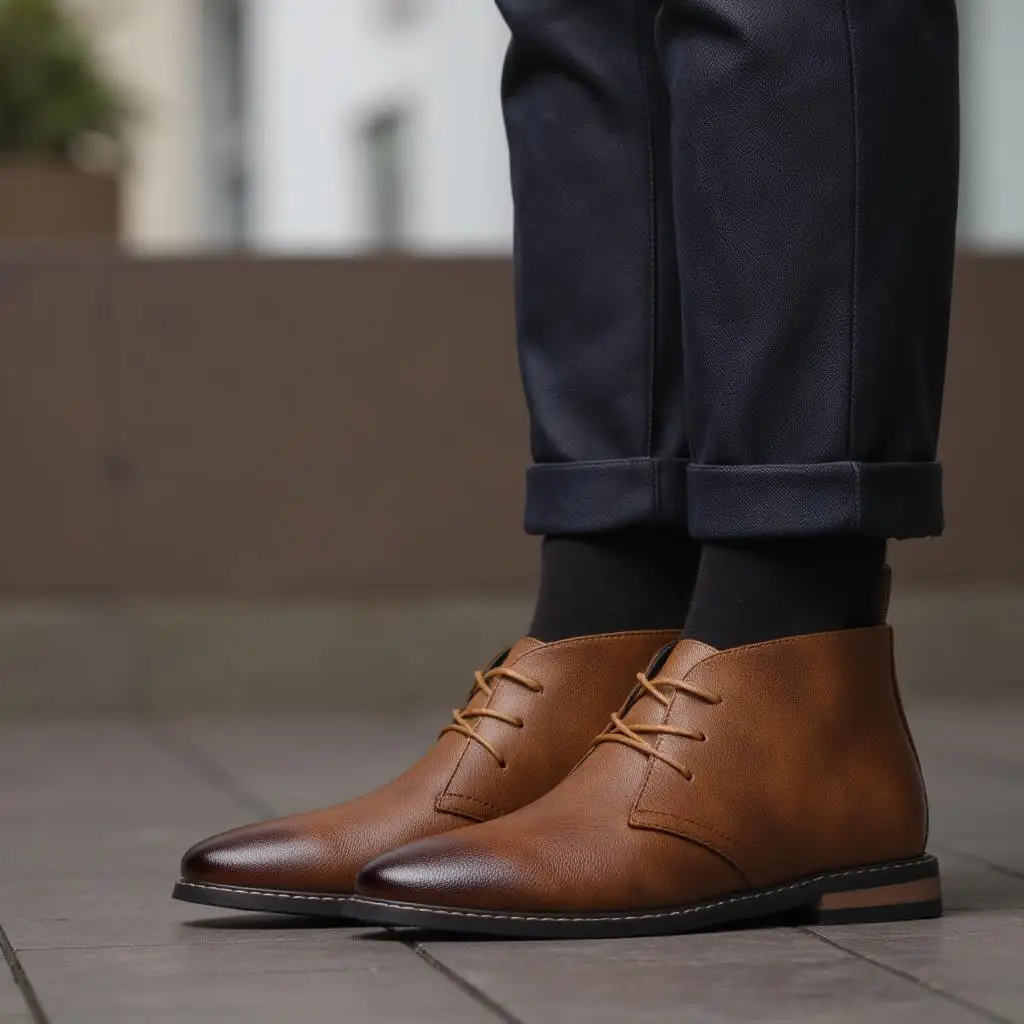 

Boots Leather Comfortable Brand Fashion 2026 Ankle Boots