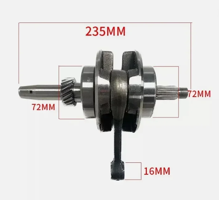 EU quality Motorcycle 166FMM Crankshaft Moped Connection Rod Engine Assembly for Honda Zongshen CG250 CG 250 ATV Crank Shaft Kit