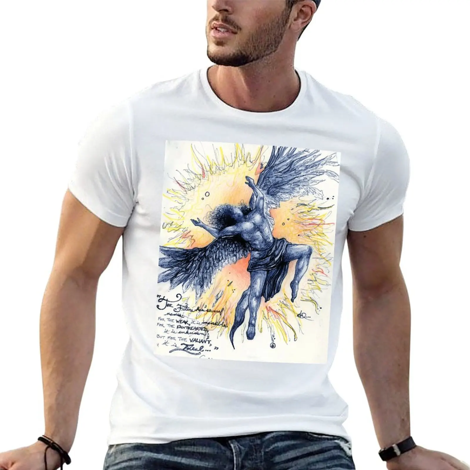 تي شيرت Icarus تي شيرت مطبوع عليه تي شيرت رجالي #1