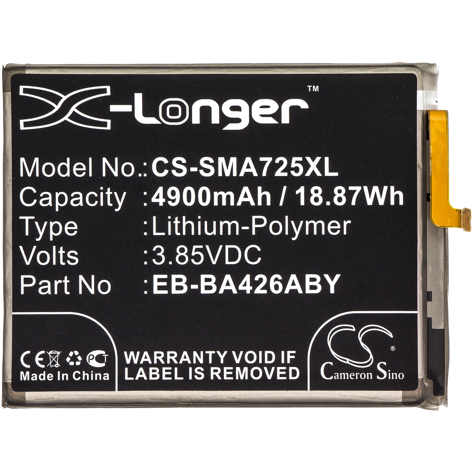 Immagine 4: Batteria ai polimeri di litio per Samsung 3.85V 4900mAh Modelli compatibili: Galaxy A426, SM-A426, SM-A426B, Galaxy A42 5G 2020, Galaxy A326