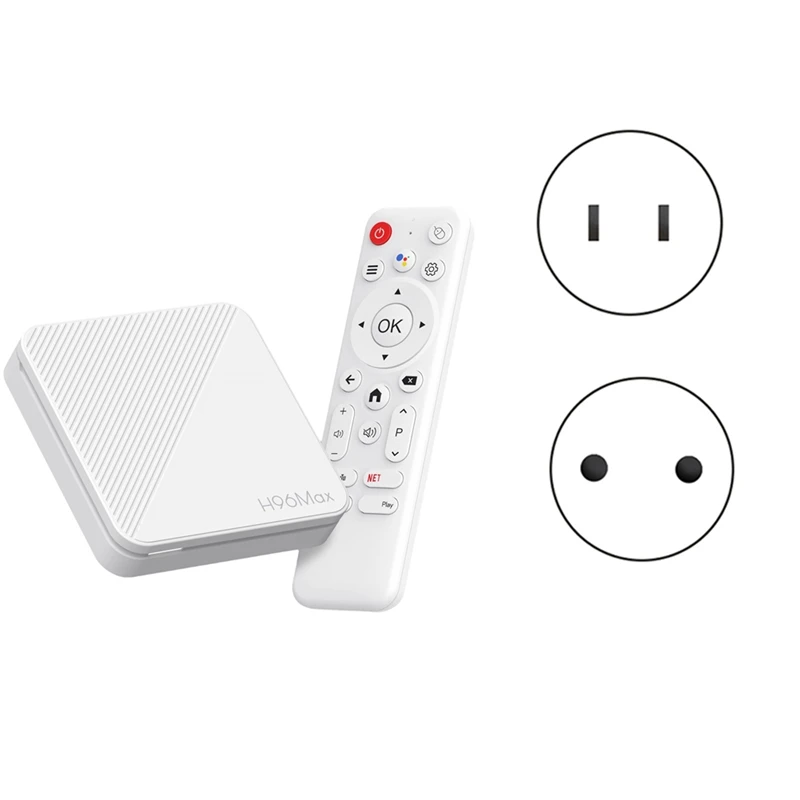 H96 MAX H313 Smart TV Box Android 14 Smart TV Box Android13 2GB 16GB Wifi6 BT 4K HD Google Voice Media Player