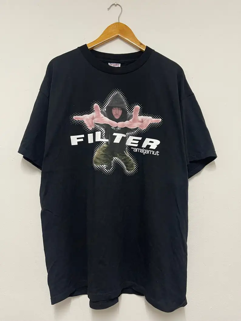 

Vintage 00s Filter Band Tee, Industrial Rock