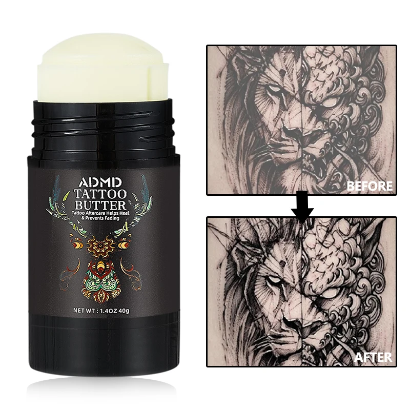 40g Nourishing Tattoo Aftercare Balm Stick for Long-Lasting Color Preservation, Soothing Skin Care for Tattooed Skin  Body Cream