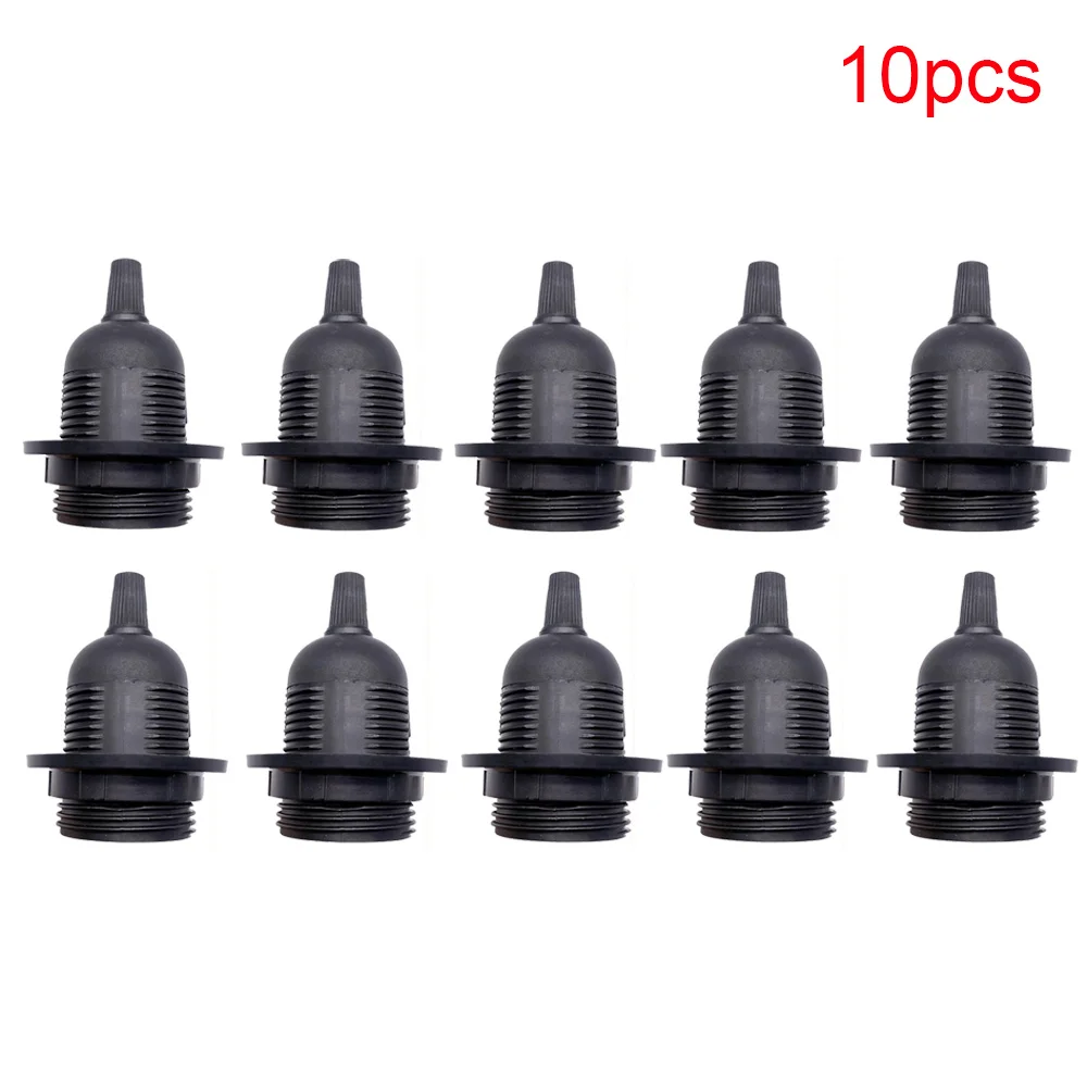 E27 Lamp Holder with Cable Clamp Lock DIY Hanging Lamp Adapter Light Kit with Mounting Accessories Full tooth Light Bulb Base