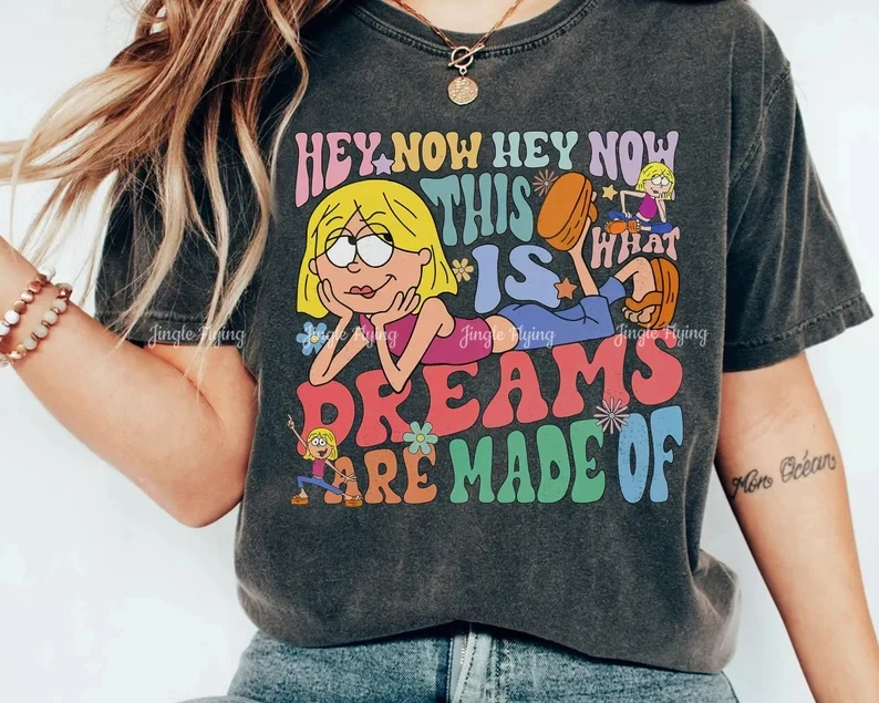 Cute Lizzie McGuire This Is What Dreams Are Made Of Retro T Shirt WDW Magic Kingdom Trip Family Vacation Holiday Gift