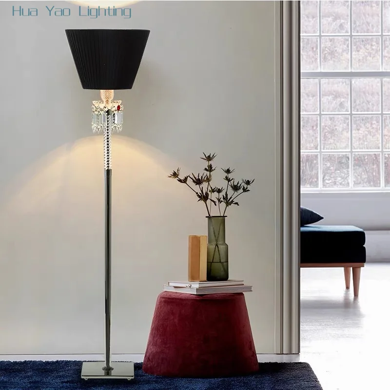 Modern Floor Light Modern Crystal Floor Lamp Standing Lamps Living Room  Luminaria Tripot Lamps W35CM X H145CM