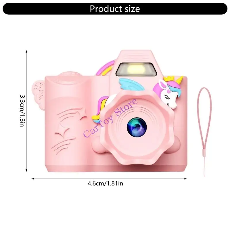 كاميرا كرتونية للأطفال مع لعبة تسجيل فيديو بذاكرة 64 جيجا ودقة 720 بكسل #1