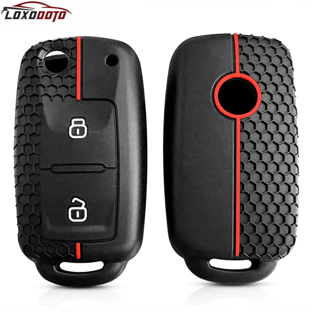 Car Key Case Key Cover For Volkswagen VW Passat T5 Polo Touran Caravelle 4 5 Golf 6 Skoda Fabia Ligier Octavia Seat Toledo