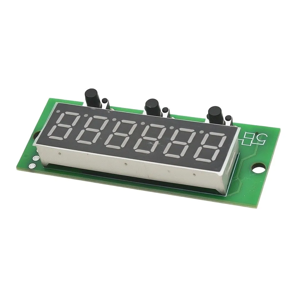 Digital Counter Module 6 Digit Red LED Display with Memory Function 5V DC Power Input for Educational and Hobby Projects