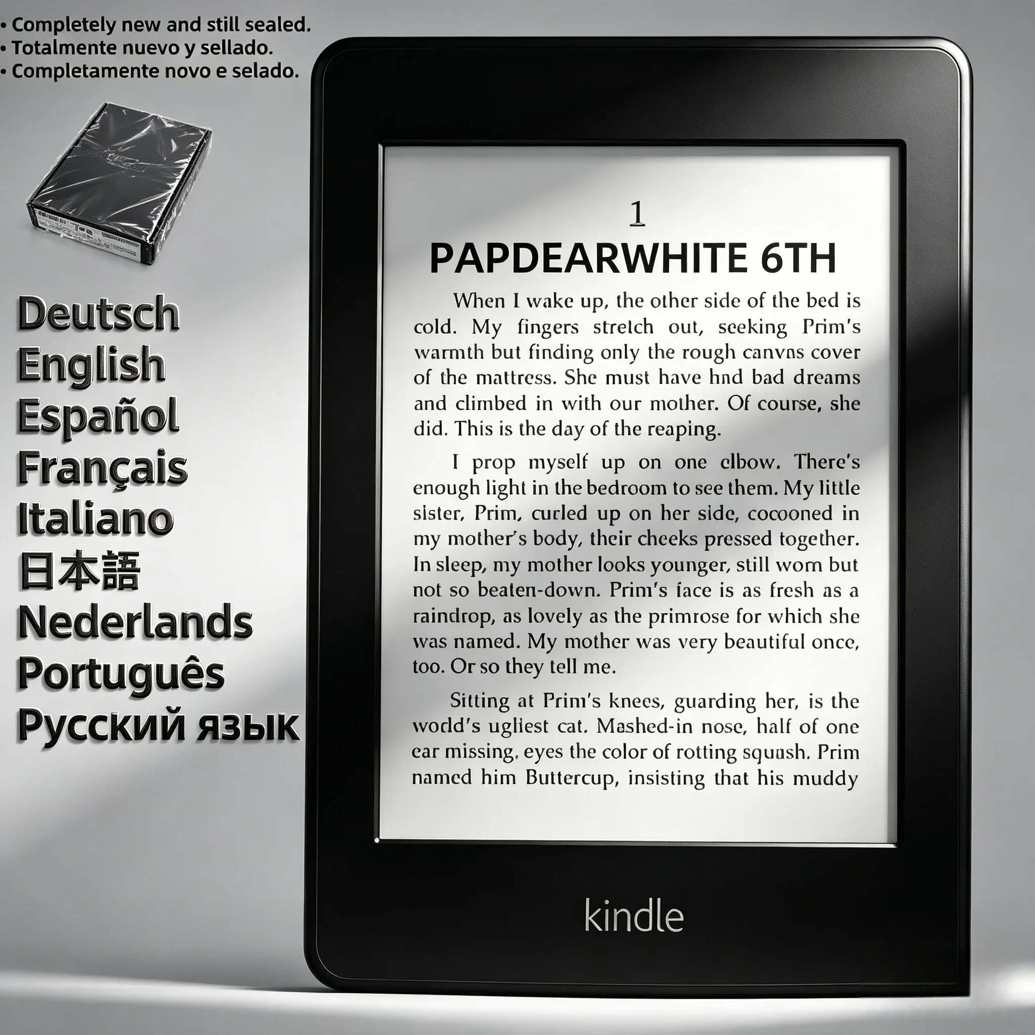 新型Kindle Paperwhite 6世代 2GB ブラック 6インチ e-Bookリーダー