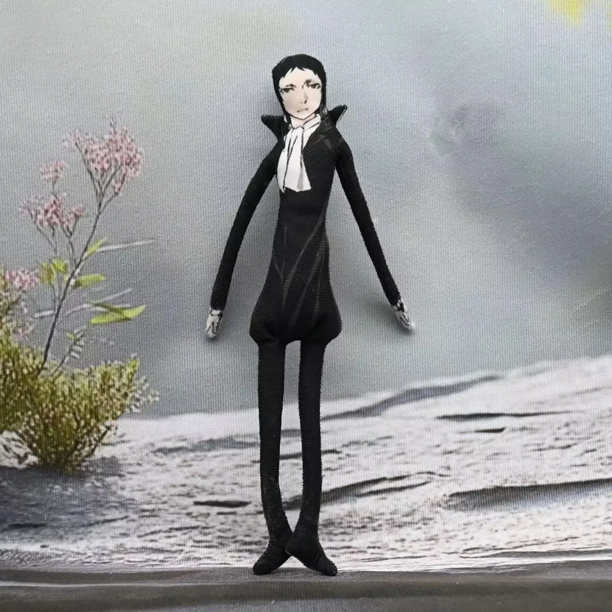 Wen Hao, chien sauvage, Dazai Zhi, cosplay, souris abstraite, jouet sec, mains et pieds, squelette en fil de fer, peut être déplacé pour la pose