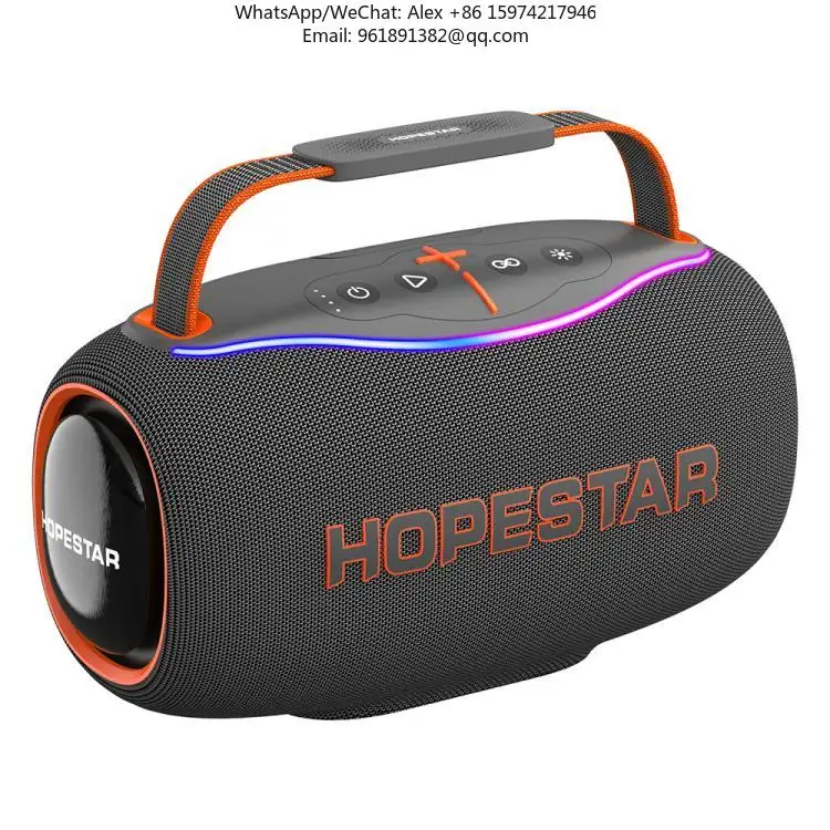 

Brand New HOPESTAR H80 80W Outdoor Portable Waterproof Wireless Speaker 8800mAh Battery Desktop Bass Smart Speakers