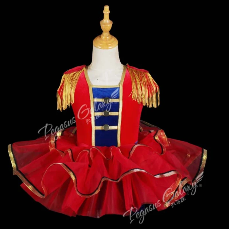 

Hot red England style ballet TUTU dress girls performance ballet dance costume stage show ballerina dancewear for adult women