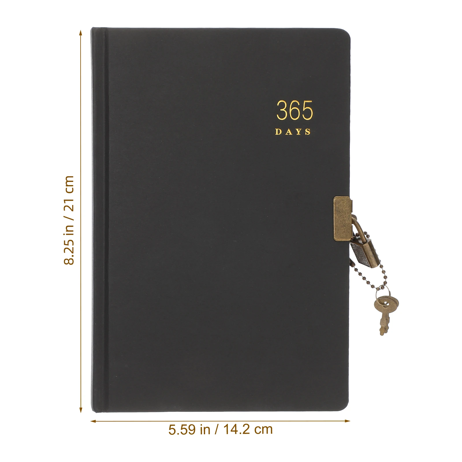 

Notebook Diary with Lock Privacy Safe Writing Ideas Students Travelers Teachers Office Workers Gift