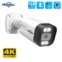 Hiseeu Full Color Night Vision 5MP 8MP 4K POE IP Camera Waterproof Face Detect Home Security Video Surveillance Cam CCTV System