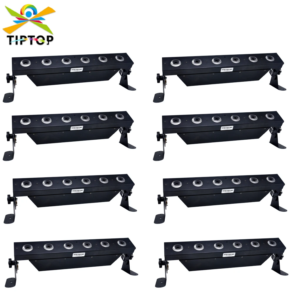 

Freeshipping 8 Pack 6x18W Wireless Remote Controlled Manufacturer DJ Freedom Black Led Wall Washer Rechargeable 2.4G Wireless