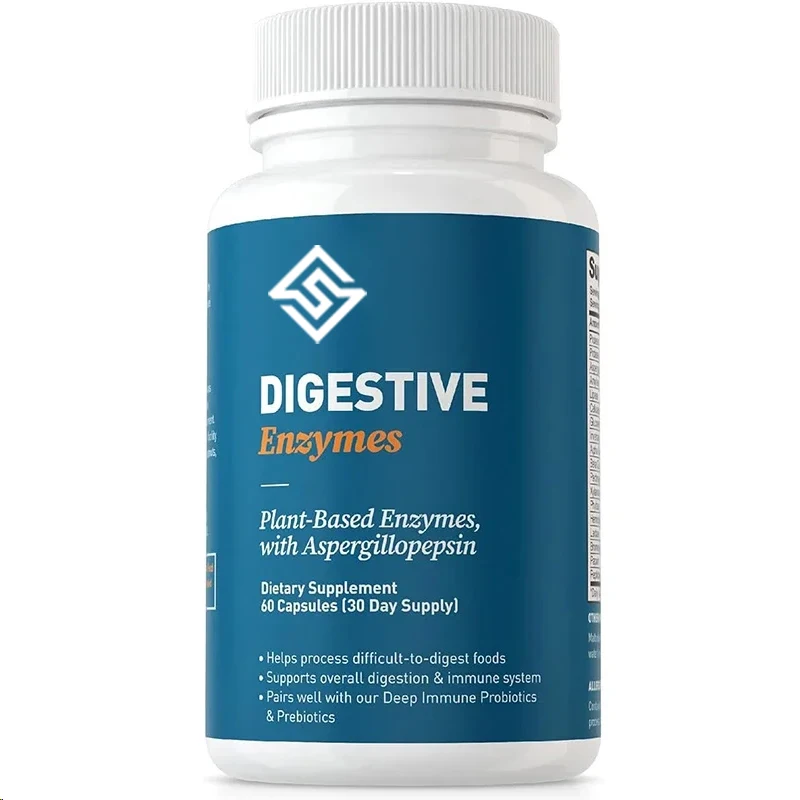 

Digestive Enzymes Include Amylase, Bromelain, Lipase, Lactase, Protease, Papain, Etc., In 60 Capsules