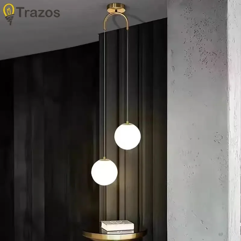 Modern Simple LED Chandelier Nordic Living Room Bedroom Lamp Indoor Lighting Restaurant Bar Home Decoration Suspension Lamp 220V