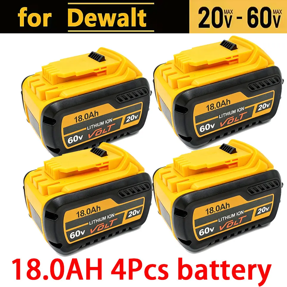 Voor Dewalt 60V 18.0Ah Batterij Vervanging Li-Ion Batterij DCB609 DCB200 DCB205 DCB606 DCB206 DCB209 DCB182 Power Tool Batterij