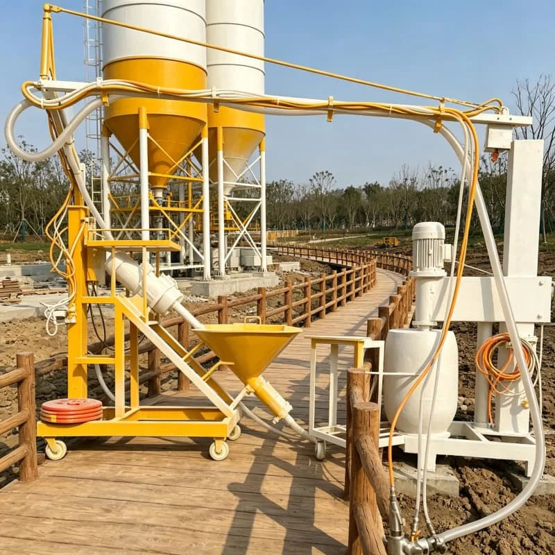 Frequency Inverter Controlled Variable Speed GRC Glass Reinforced Cement Sprayer Customized GRC Column Balustrade Manufacturing