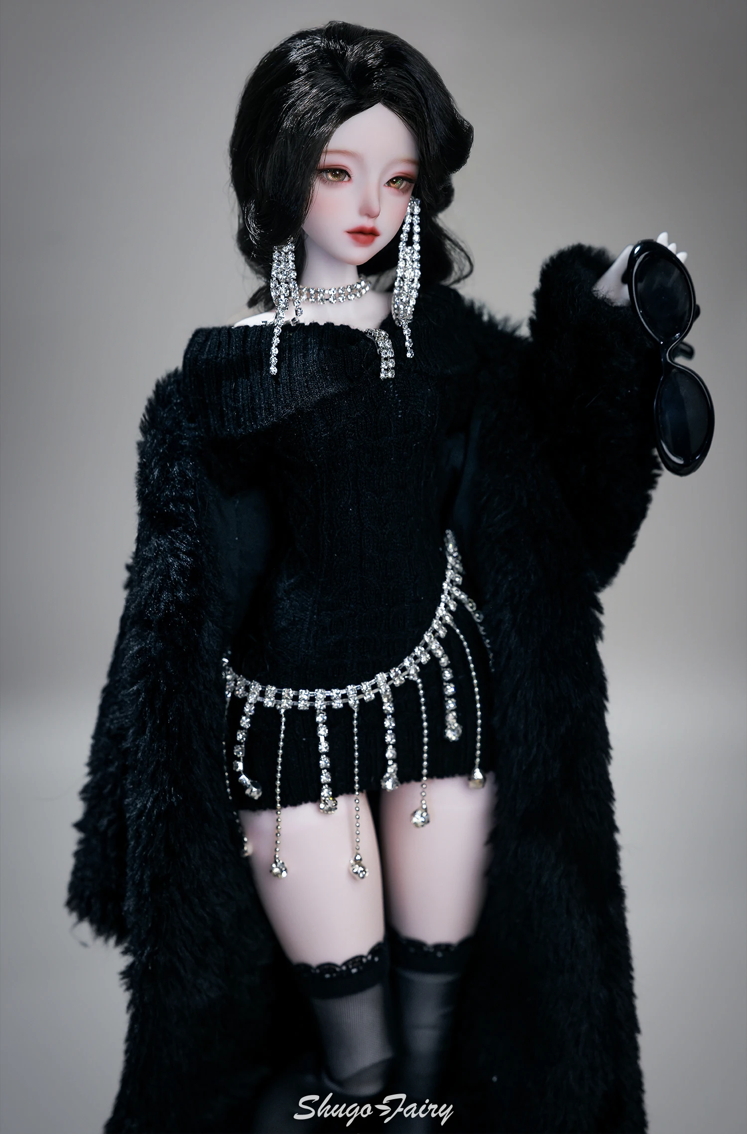 Seekly C 1/4 BJD Full Set City Belle Rich Lady Style Articulated Charming Resin Ball-Jointed Doll ShugaFairy Gift Collection