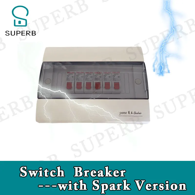 Superb escape room prop switch breaker with spark version there will be spark if the password is wrong 2023 new arrivial