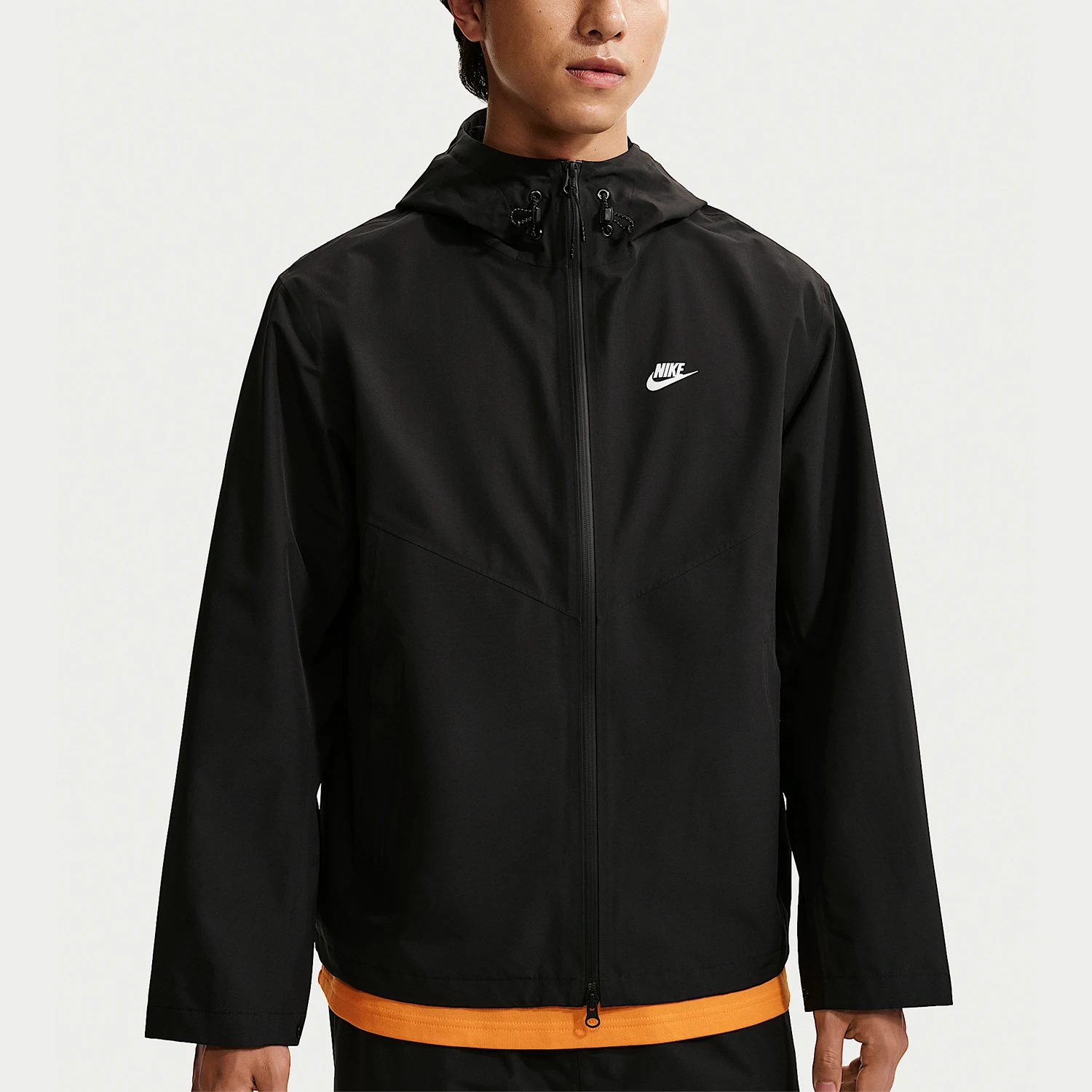 Nike genuine men's classic and fashionable hooded zipper long sleeved sports jacket IO4380-010