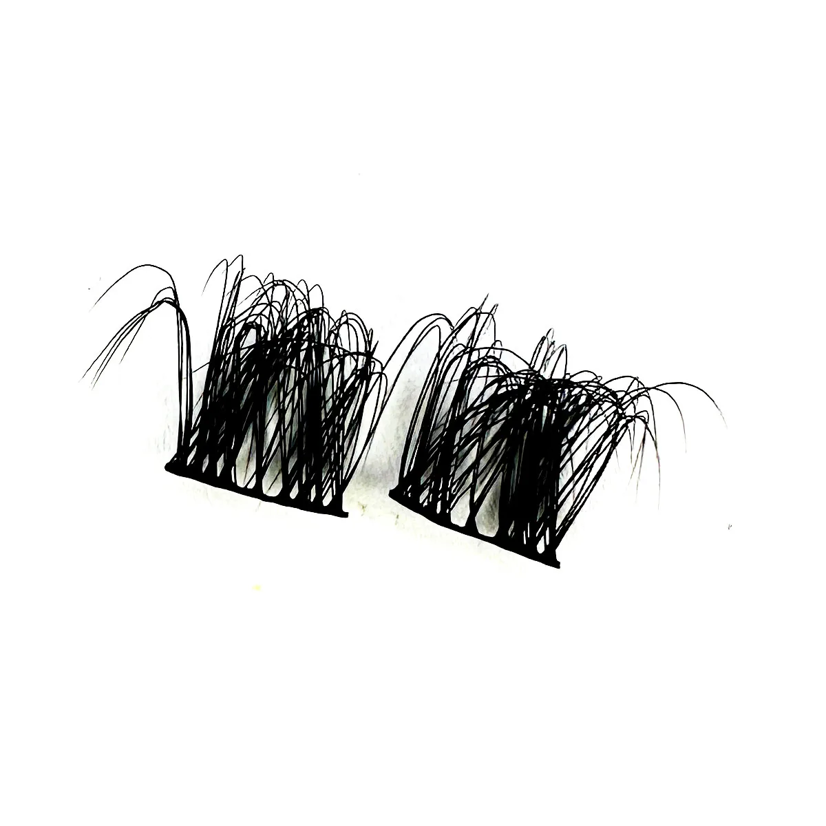 NEUE 3D Flauschige Mix Weiches Band Segmentierte Falsche Bundles Wimpern DIY Einzelne Cluster Lash Extensions Faux Nerz Wimpern – Detail 10