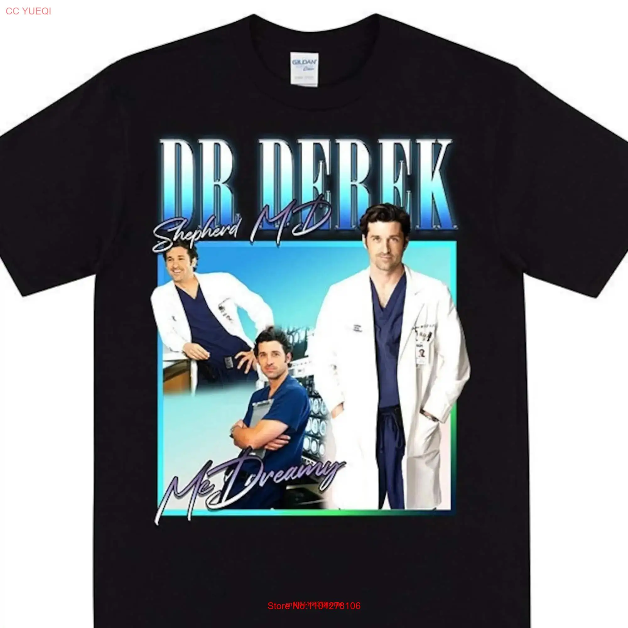 Dr DEREK SHEPERD T shirt For Greys fans Grey Sloan Memorial Hospital TV Series Pick Me Choose Love Graduation Nursing