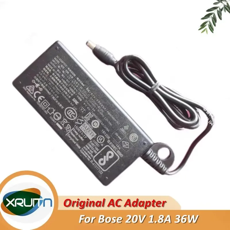 Genuine DT20V-1.8C-DC AC Adapter 20V 1.8A 36W Sound Bar Charger For Bose Solo 5 TV Sound System Power Supply