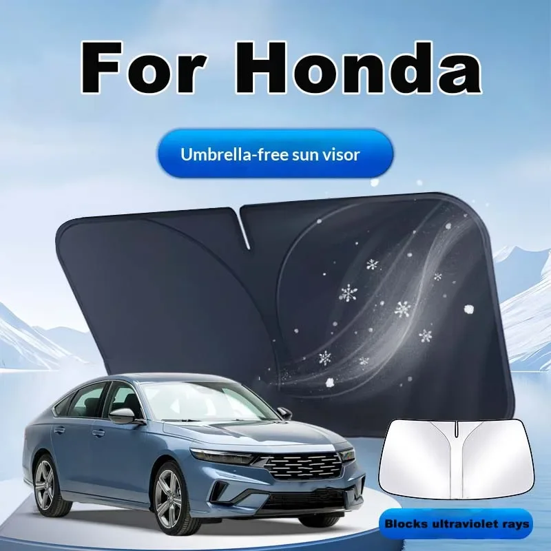 

Солнцезащитный козырек на лобовое стекло автомобиля, накидка на переднее окно для Honda Civic 11-го поколения 2022-2024, защита от УФ-излучения, аксессуары