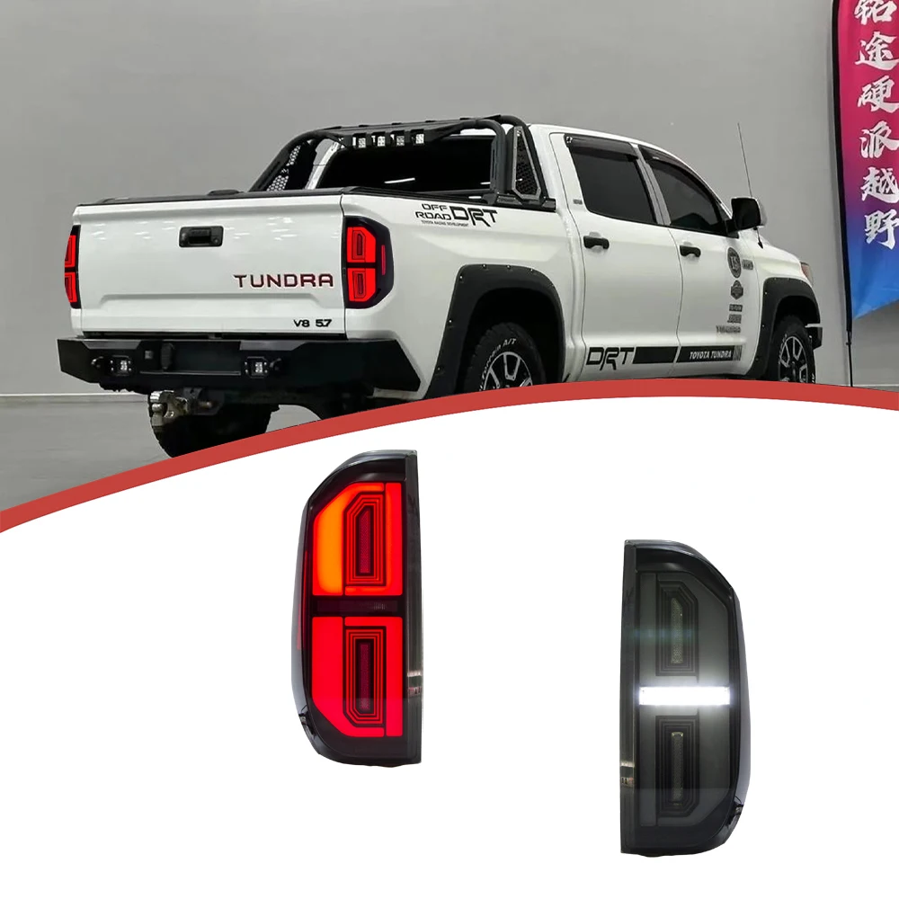 

DK Motion Factory Car Tail Lamp Assembly For Toyota Tundra 2014-2021 LED Tail Light Auto Rear Back Lamps Fog Brake