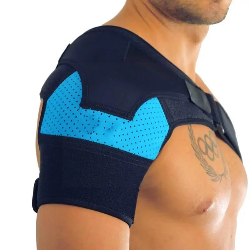 Shoulder Brace with Pressure Pad Neoprene Shoulder Pack Pain Shoulder Compression Sleeve Shoulder Dropshipping Support Ice L8J6