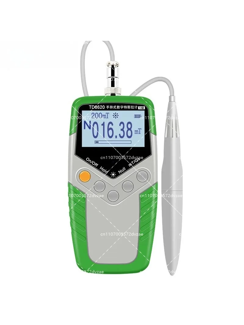 Handheld digital Gaussian magnetic field tester, magnet magnetic force detector,  meter, high precision