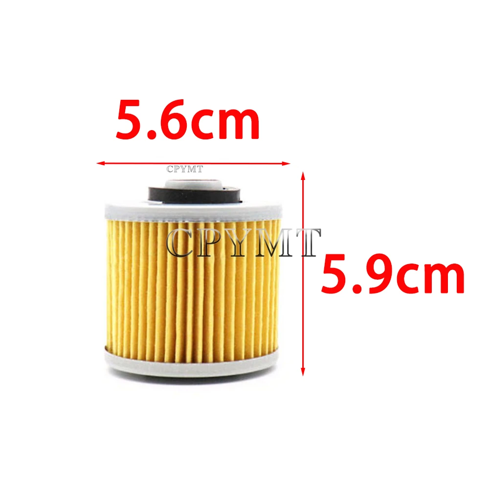 Motorcycle Oil Filter Fit For TDM850 Grizzly YFM 600 Raptor 700 Dragstar XVS 250 400 650 1100 V-Star XV 535 750 Virago