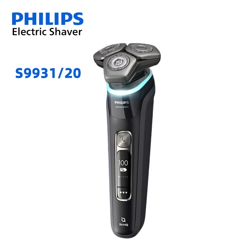 

PHILIPS S9931/20 электробритва мужская умная защита давления датчик бритва для бороды всплывающий триммер для бакенбардов с датчиком IQ кожи