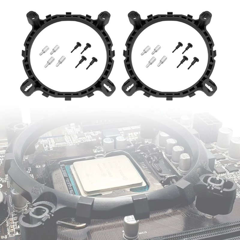 Desktop CPU Soquete Mount, Ventilador Cooler, Dissipador de calor para 12 Inteligente, LGA 775, 1156, 1155, 1150, 115X, 1200