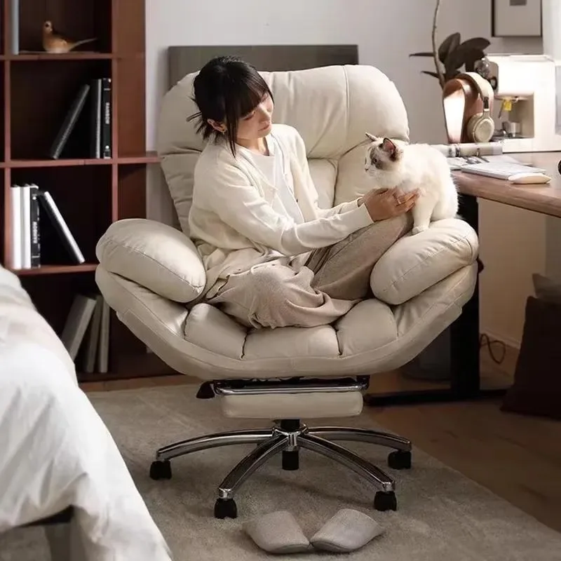 Cadeira Sofá Confortável para Uso Sedentário, Encosto Ergonômico para Casa, Cadeira de Escritório, Cadeira de Estudo, Móvel para Casa, Silla Escritori