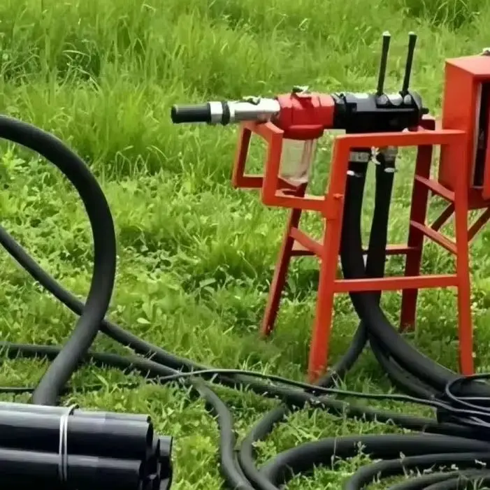 

Customized 40m Mini Pneumatic DTH Rock Drilling Rig High Torque Lightweight and Multi-angle Flexible Operation