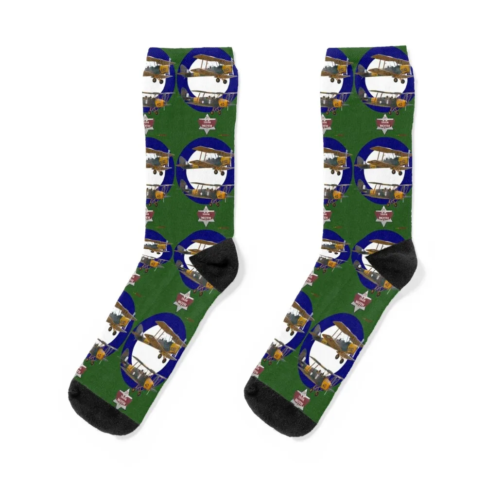 

RAAF Roundel & Badge -Tiger Moths, Australia 2014 Socks floor sports and leisure bright garter hip hop Socks Men's Women's