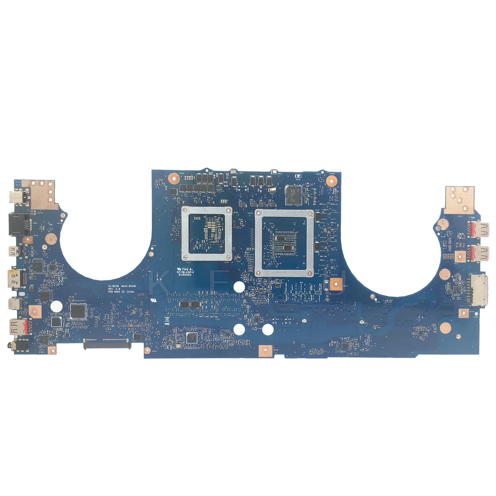 Imagem -03 - Kefu-placa-mãe do Portátil para Asus Fx70v Gl702vmk Gl702vsk Gl702vs Gl702vml Gl702 i5 i7 Gtx10603g 6g Gtx1070 8g