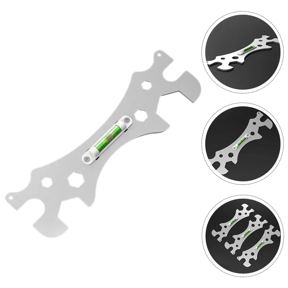 

1pcs Multi-Functional Stainless Steel Basin Toilet Faucet Repair Tool Bathroom Sink Water Installation Compact Open End For Home