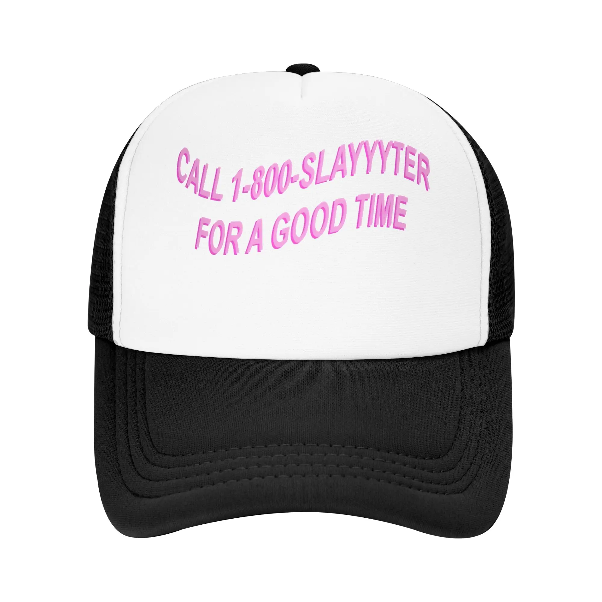 Summer Sun Hats Call 1-800 Slayyyters For A Good Time Baseball Cap Summer  Fashion Outdoor Gym Trucker Hat