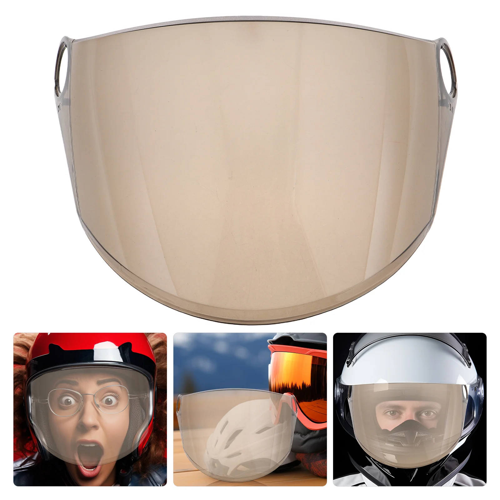 

Козырек для мотоцикла, коричневые линзы, зимний анфас, устойчивый к ветрому, сменный щит, линза, мотоциклетный щиток